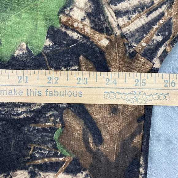 Vintage Camo Hoodie‎ Mens Size XL Bigwoods Trebark Full Zip Angler Bait Casting - Picture 11 of 15